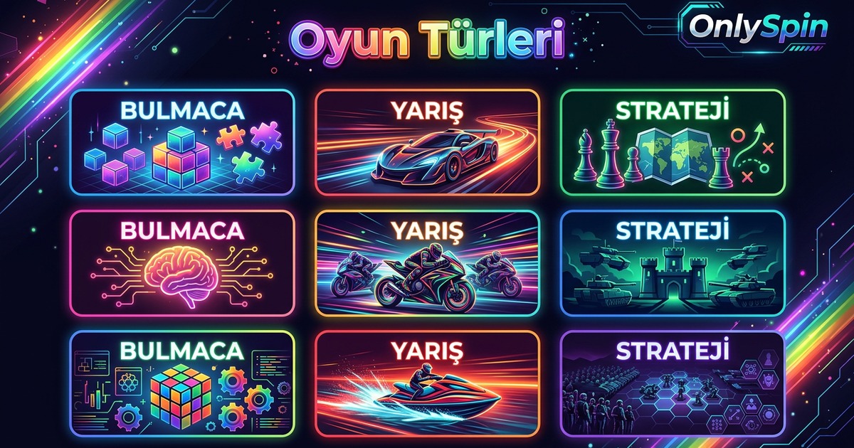 OnlySpin Oyun Türleri Rehberi